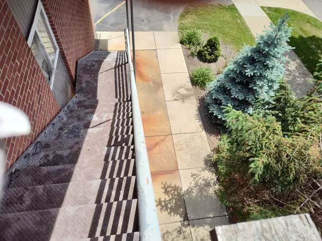 Overhead view of job site