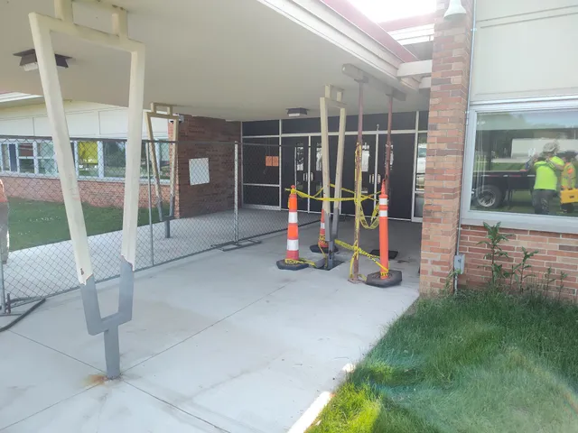 Engineering Test: Revealing Deterioration on Elementary School Walkway Awnings