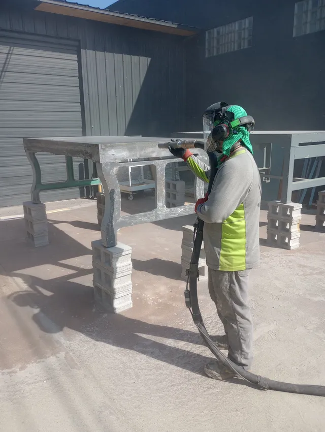 Ford Model A factory table — surface preparation
